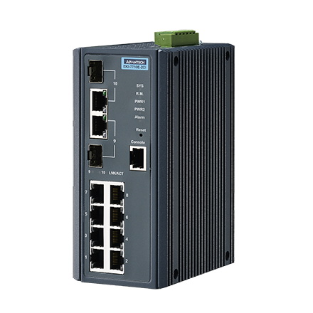 EKI-7710E-2C/2CI网管型工业以太网交换机